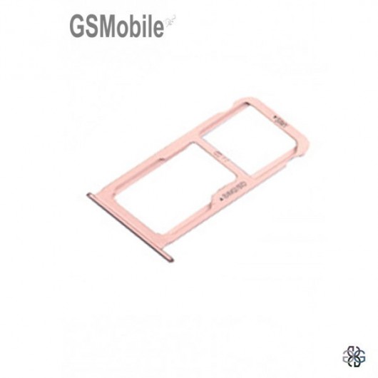 SIM card and MicroSD tray Honor 8 Pink Original