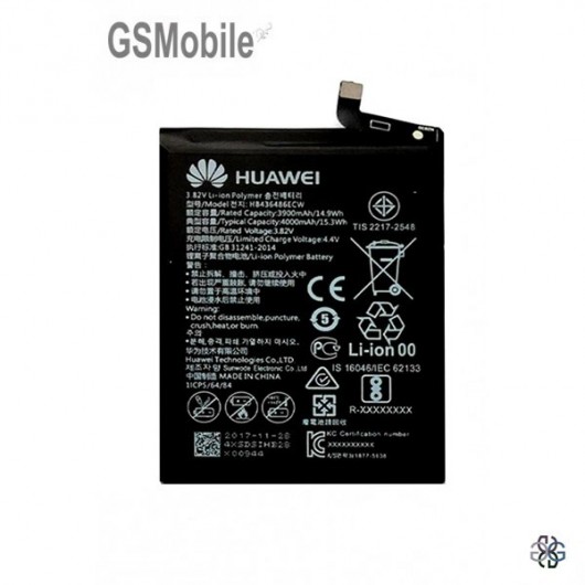teléfono móvil/smartphone batería Li-Pol Batería original para Huawei HB436486ECW 