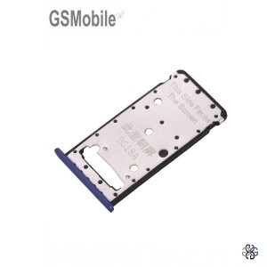 SIM card and MicroSD tray Huawei Y7 2017 Blue