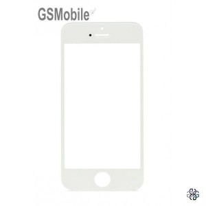 Cristal para iPhone 5 Blanco - Venta de repuestos para iphone en España!!