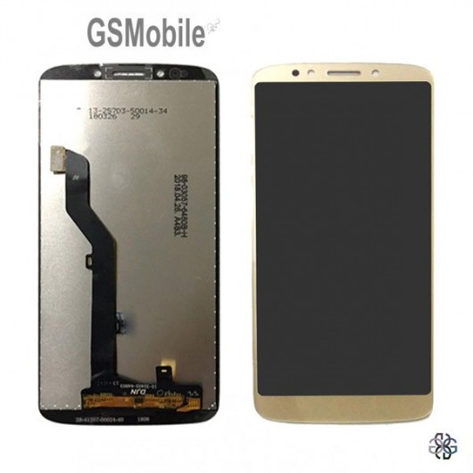 Ecrã - Display LCD Touch para Motorola Moto G6 Play Dourado