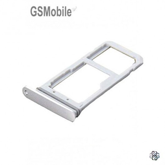 Samsung S7 Galaxy G930F SIM card and MicroSD tray silver