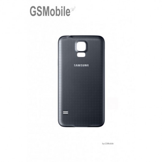 Tapa trasera para Samsung S5 Galaxy G900F Negro