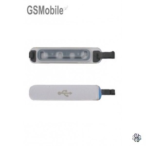 Samsung S5 Galaxy G900F Mirco USB cover silver