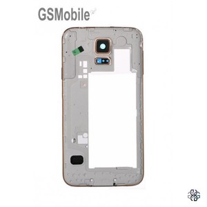 Chassi intermediário dourado Samsung S5 Galaxy G900F