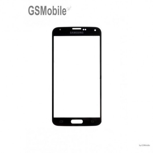 Samsung S5 Galaxy G900F Screen Glass Lens black