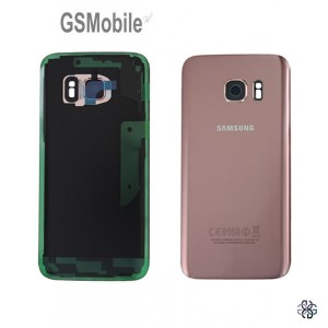Tampa traseira Samsung S7 Galaxy G930F Rosa Original