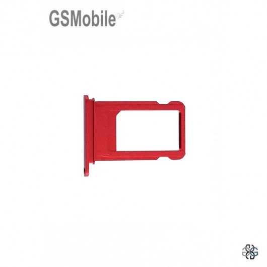 Sim Tray for iPhone  7G Plus red - sales of apple spare parts