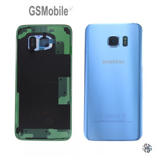 Samsung S7 Edge Galaxy G935F Battery Cover blue Original