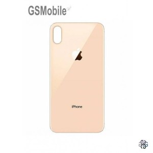 Tampa traseira para iPhone XS Max Dourado