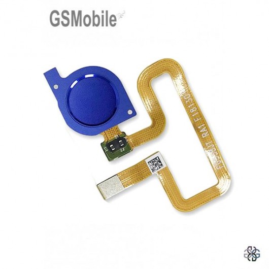 Sensor de impressão digital para Huawei Y7 2018 Azul