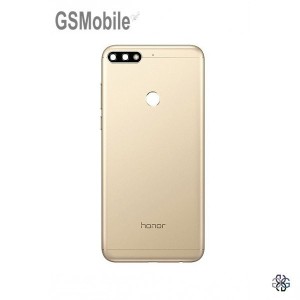 Tampa traseira para Huawei Y7 2018 Dourado