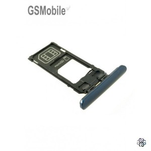 Sony Xperia 5 Sim / SD Card Tray Blue Original