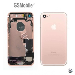 chassis completo para iphone 7G Rosa - Peças Originais para iPhone