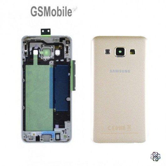 Samsung A3 Galaxy A300F battery cover gold original