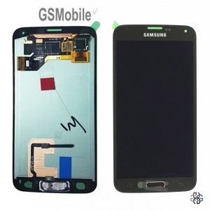 Ecrã - Display LCD Touch Samsung G900F Galaxy S5 Dourado Original