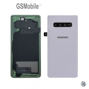 Tapa trasera Samsung S10 Galaxy G973F Blanco Original