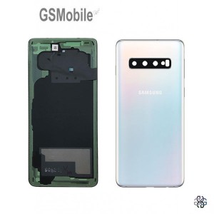 Battery Cover Samsung S10 Galaxy G973F Silver - Original