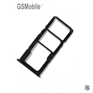 Bandeja de cartão SIM e MicroSD Samsung A51 Galaxy A515F Preto Original