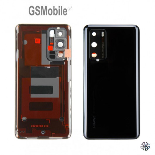 Tapa trasera negra Huawei P40 Original