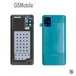 Tampa traseira Samsung A51 Galaxy A515F Azul Original