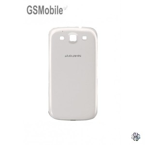 Tapa trasera para Samsung S3 Galaxy i9300 Blanco