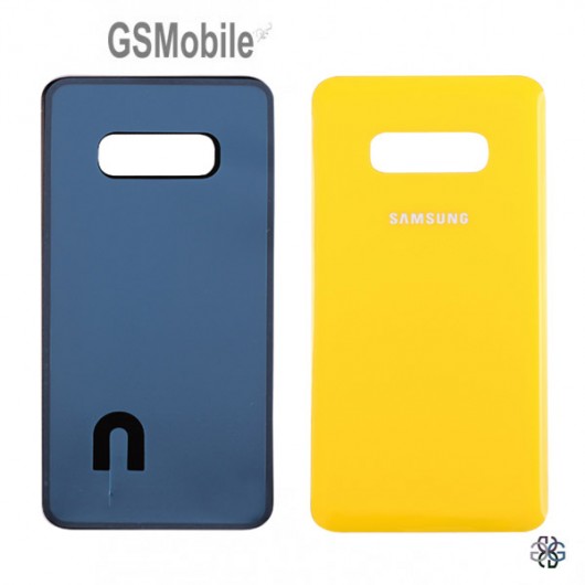 Tapa trasera Samsung S10e Galaxy G970F Amarillo