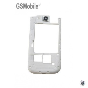Middle Cover + Camera Lens for Samsung S3 Galaxy i9300 White