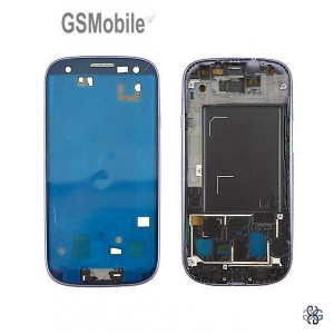 Marco de pantalla para Samsung S3 Galaxy i9300 Azul