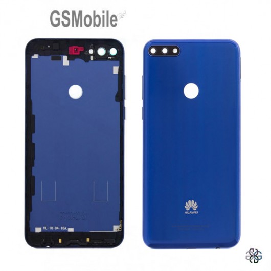 Battery cover for Huawei Y7 2018 Blue