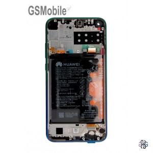 Display for Huawei P40 Lite E Blue Original