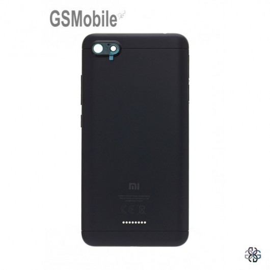 Tapa trasera para Xiaomi Redmi 6A Negro