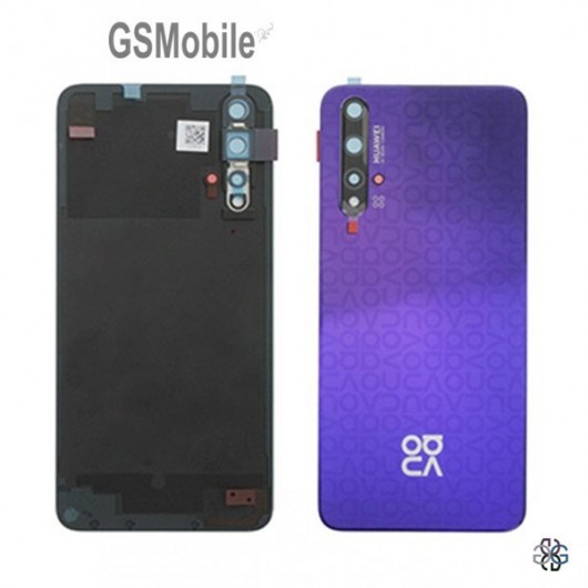 Huawei Nova 5T battery cover purple - Original