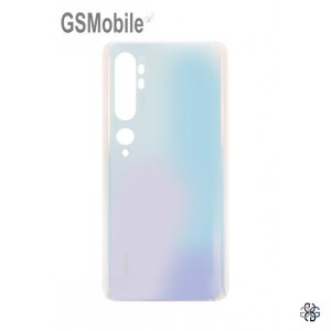 Tampa traseira para Xiaomi Mi Note 10 Pro Branco