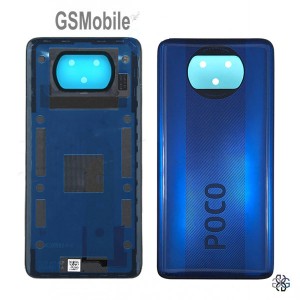 Poco X3 battery cover - Blue