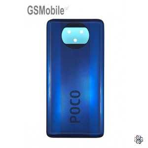 Poco X3 battery cover - Blue