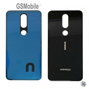 Tapa trasera para Nokia 7.1 Negro Azul