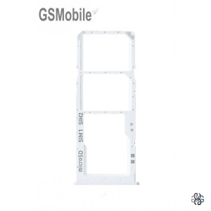 Bandeja SIM & MicroSD Samsung A30s Galaxy A307F Blanco Original