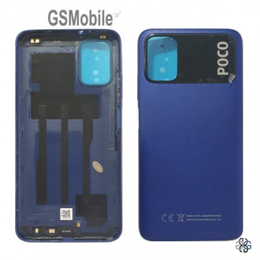 Xiaomi Poco M3 Battery Cover blue