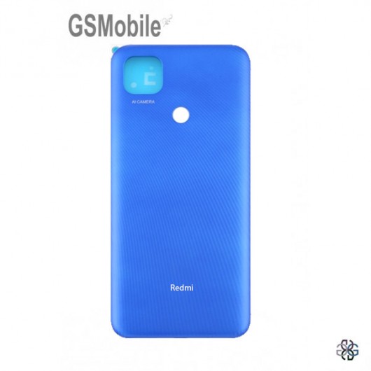 Tampa traseira azul para Xiaomi Redmi 9A