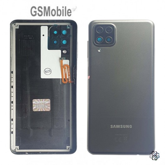 Samsung A12 Galaxy A125F battery cover Black Original