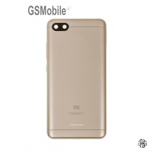 Tampa traseira dourada Xiaomi Redmi 6A