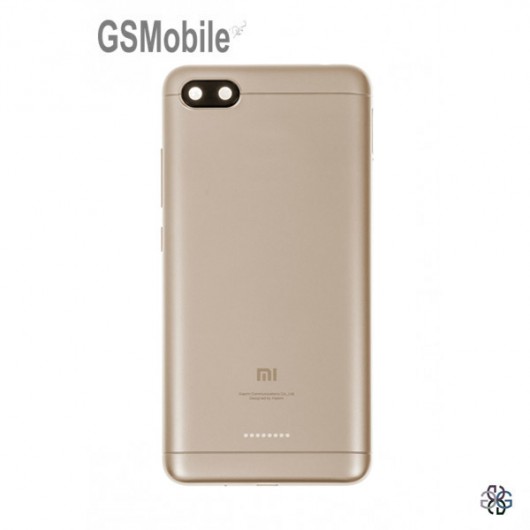 Xiaomi Redmi 6A Battery Cover gold