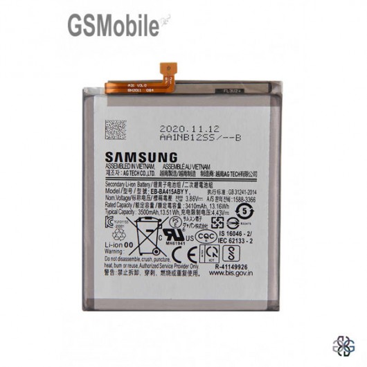 Bateria para Samsung A41 Galaxy A415F