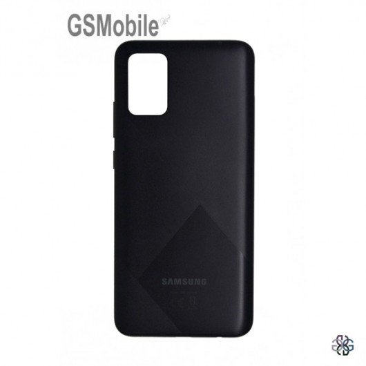 Tampa traseira preta Samsung A02s Galaxy A025 Original