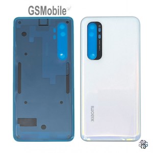 Tampa traseira branca para Xiaomi Mi Note 10 Lite
