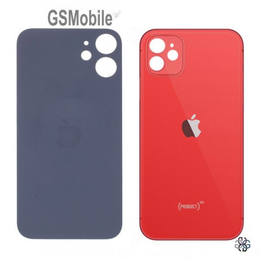 Tapa trasera para iPhone 12 Mini Rojo