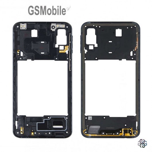 Marco intermedio Samsung A40 2019 Galaxy A405F Negro - Original