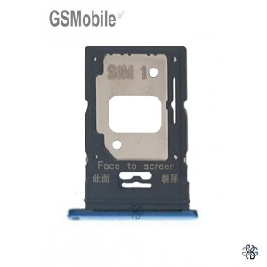 Bandeja de cartão SIM e SD azul Xiaomi Mi 11 Lite