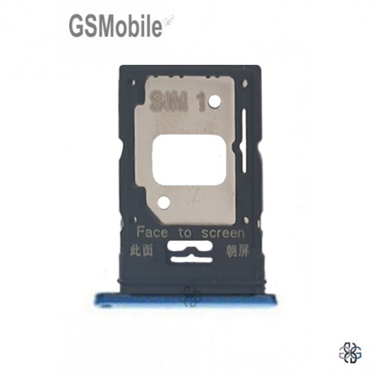 Xiaomi Mi 11 Lite SIM card and MicroSD tray blue